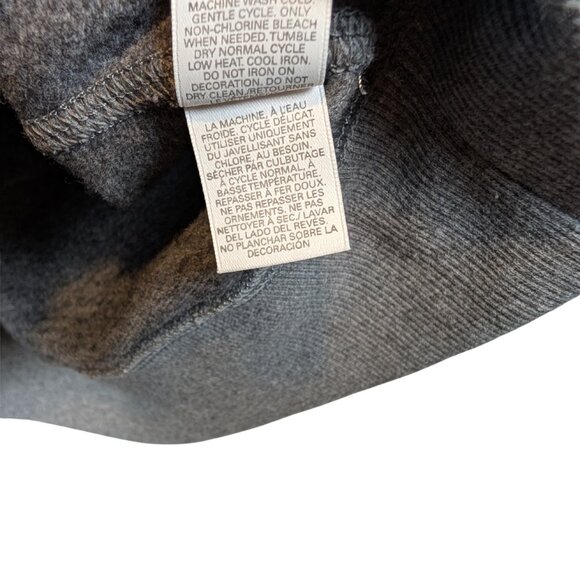 Victoria's Secret Womens Size XS Gray Sweater Zip up Hoodie Love Graphic cozy - Picture 6 of 10